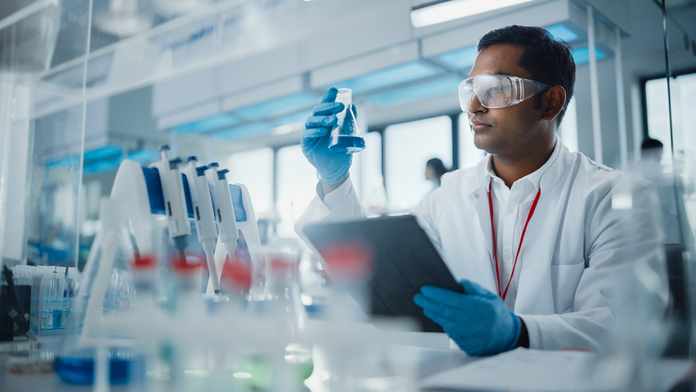 Lab Tech Testing Image
