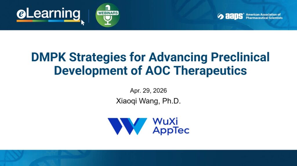 Dmpk Strategies For Advancing Preclinical Development Of Aoc Therapeutics