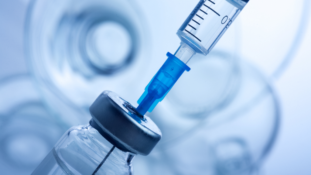 Wuxi Lab Syringe In Medication Vial